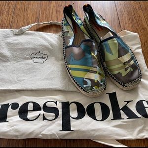 Respoke Hermes Silk Espadrilles sold at Bergdorf Goodmans